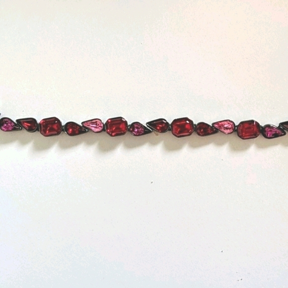 Pink & Red Gemstone Bracelet - Picture 3 of 8